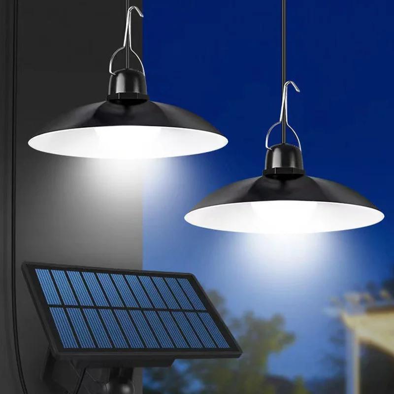 Solar Household Indoor Solar Light and Outdoor Solar Pendant Light Camping Outdoor Solar Lights One Drag Two Waterproof Lights