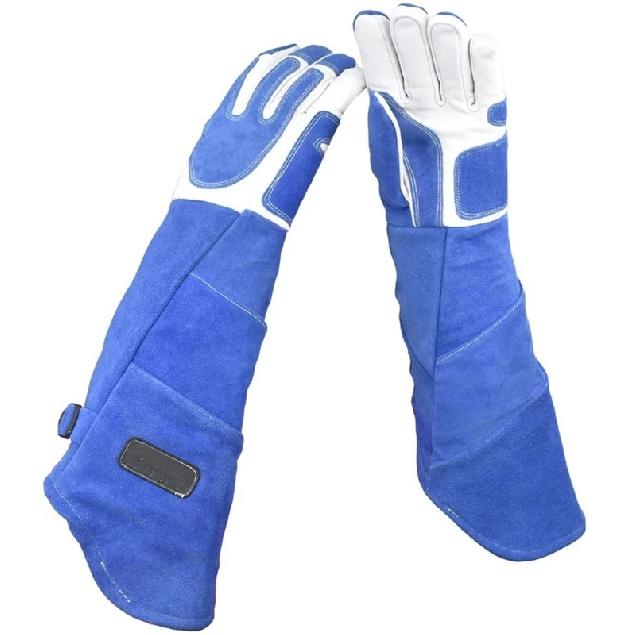 Dog Cats Animal Anti-bite Protection Gloves Cat Scratch Snake Bite Pet Gloves Leather Thickening Training Dog Anti-biting Glove