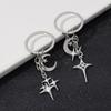 Полировка Y2K Брелки Сумка Кулон Звезда Брелки Мода Звезда Луна Брелоки Украшение Сумки