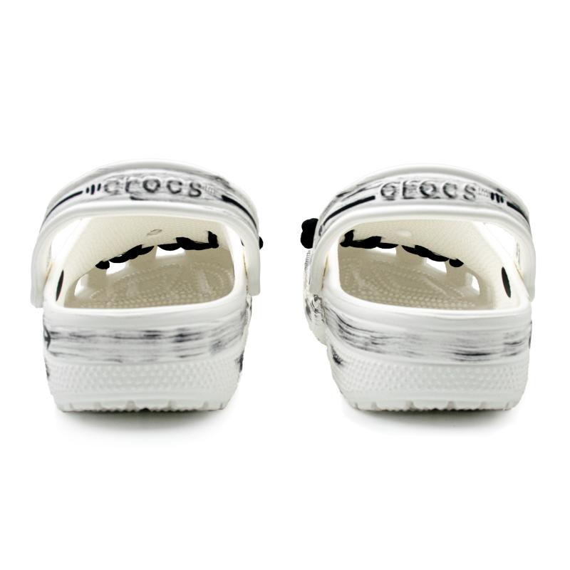 Crocs Классические клоги EVA удобные и стильные простые перфорированные туфли для мужчин и женщин белые