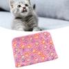 Pet Blanket Soft Coral Fleece Comfortable Cute Paw Pattern Washable Multifunction Puppy Blankets for Dogs Cats