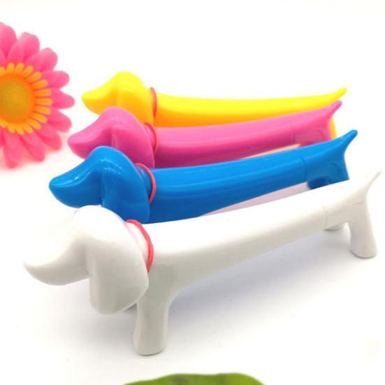 1шт милая собака заполнена форма щенка чернила шариковая гелевая ручка офисные школьные канцелярские принадлежности