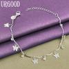 925 Sterling Silver Butterfly AAA Zircon Bracelet Party Fashion Gift Jewelry