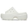 Thick-soled Slippers for Snow Caves, Non-slip Slide Sandals Slides 'White' Women's