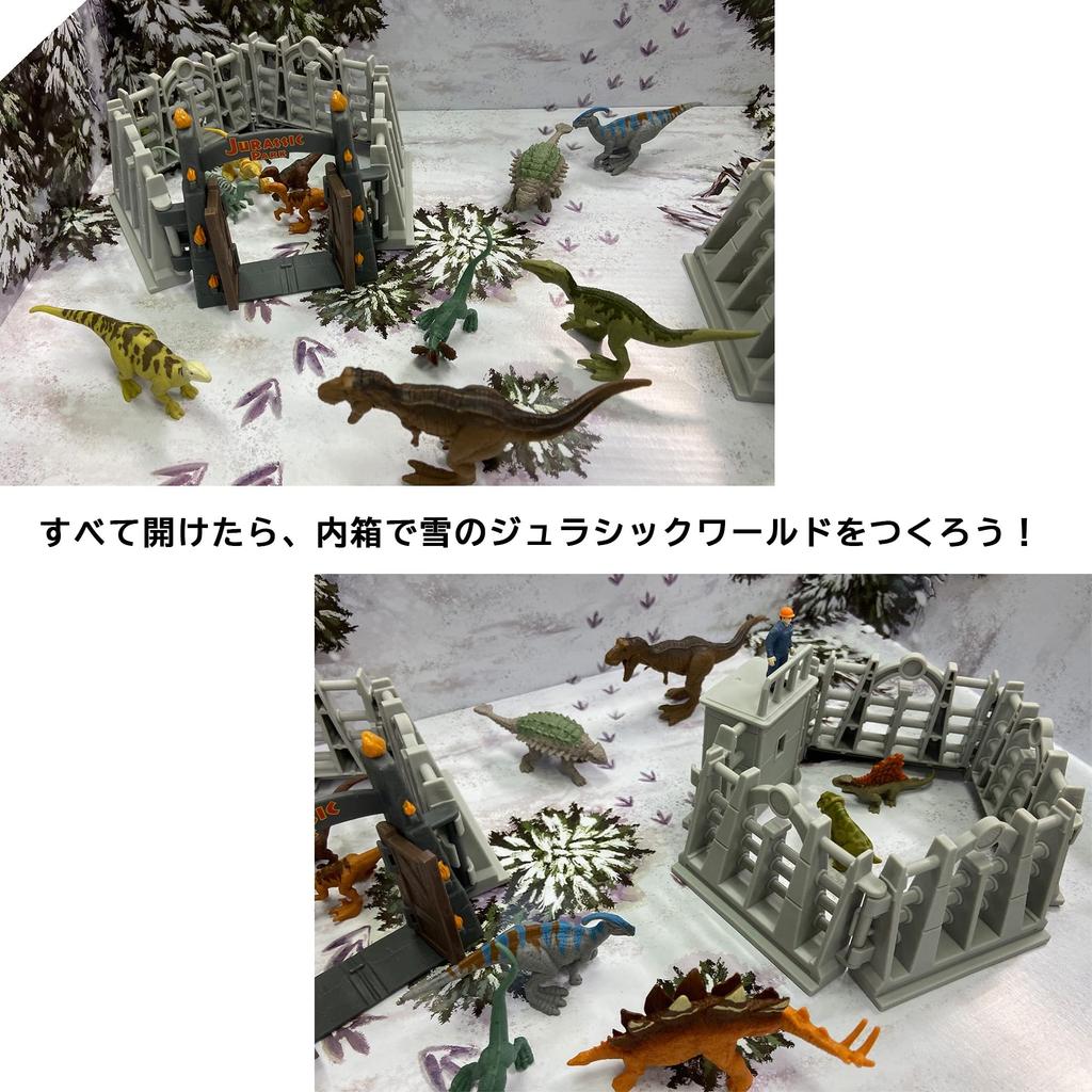 MATTEL JURASSIC WORLD New Ruler Адвент-календарь 2022 Минифигурки и детали Годы и HHW24 [Только онлайн] [30 Включено] [Игрушка Динозавр] [3 Up]