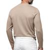 Men S Loose Fit Long Sleeve Henley Neck Casual Basic T Shirt