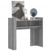 VidaXL Console Table Sonoma Grey 100x35x90 Cm Engineered Wood, End Table, Hallway Console Table, Console Table of 848470
