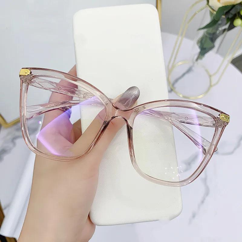 Anti-Blue Light Eyeglasses Cat Eye Glasses - Frame Women Optical Computer Eyewear Radiation Protection Spectacle Lunette Homme