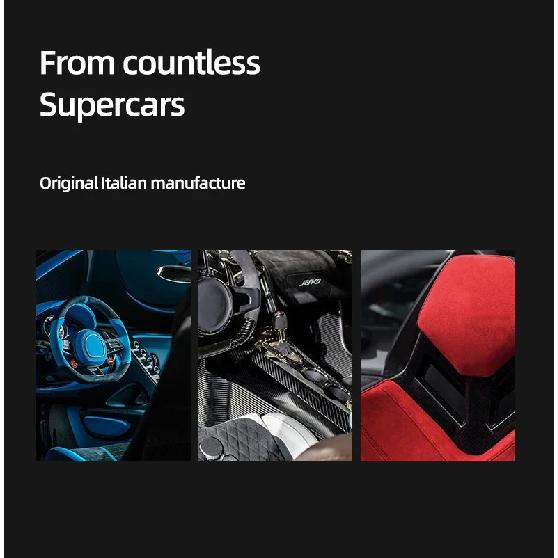 For BMW E92 E90 E93 Dashboard Panel Air Vent Outlet Trim Frame Made of Alcantara Stickers Car Interior Styling Auto Accessories