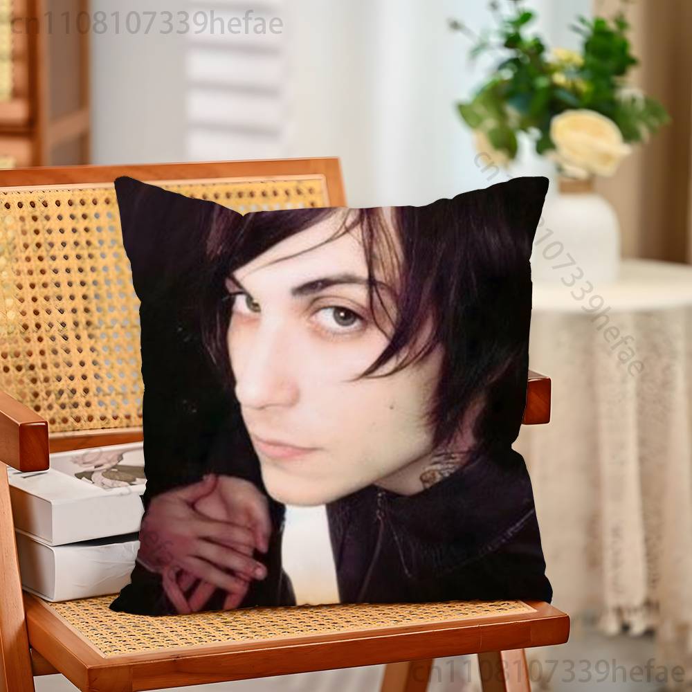 My CChemical RRomance Pillow Cases for Bedroom Living Room Sofa Home Decor Polyester Cushion Cover with Zipper