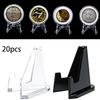 20 Pcs Coin Stand - Coin Holder - Coin Easel - Plastic Counter Display