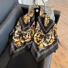 Large square scarf silk scarf women's new versatile spring and autumn winter high-end mother scarf shawl with shirt