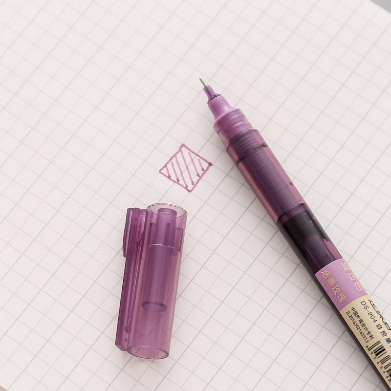 Point Stone Straight Liquid Roller Pen Цветная ручка с нейтральными чернилами Автоматическая ручка для студента Ручка с иглой для письма Ручка для подписи