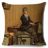 Наволочка в винтажном стиле для женщины Декор Европа Леди Девушка Принт Наволочка Полиэстер Наволочка для дивана Дома Машины