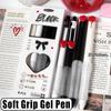 4PCS/Set 0.5mm Black Ink Gel Pen Press Using Ballpoint Pen High Quality Neutral Pen  Students