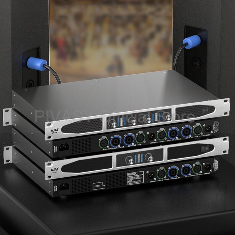 750-2000 Вт*2 Мощный профессиональный усилитель звука 2/4-канальный Hi-Fi цифровой сабвуферный усилитель для сцены, домашнего кинотеатра, усилитель звука