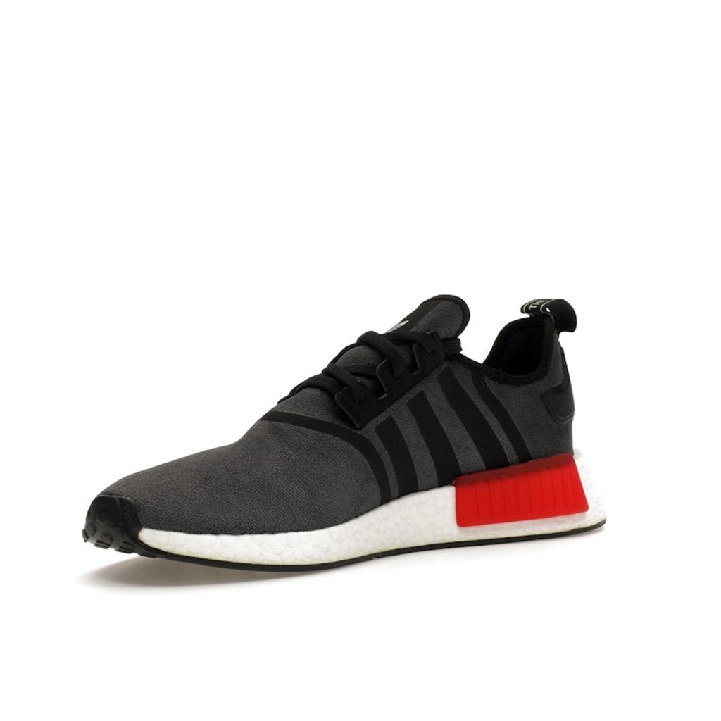 Adidas NMD_R1 Black OG 2023 Unisex Sneakers Core-Black Semi-Lucid-Blue Glory-Red HQ4452