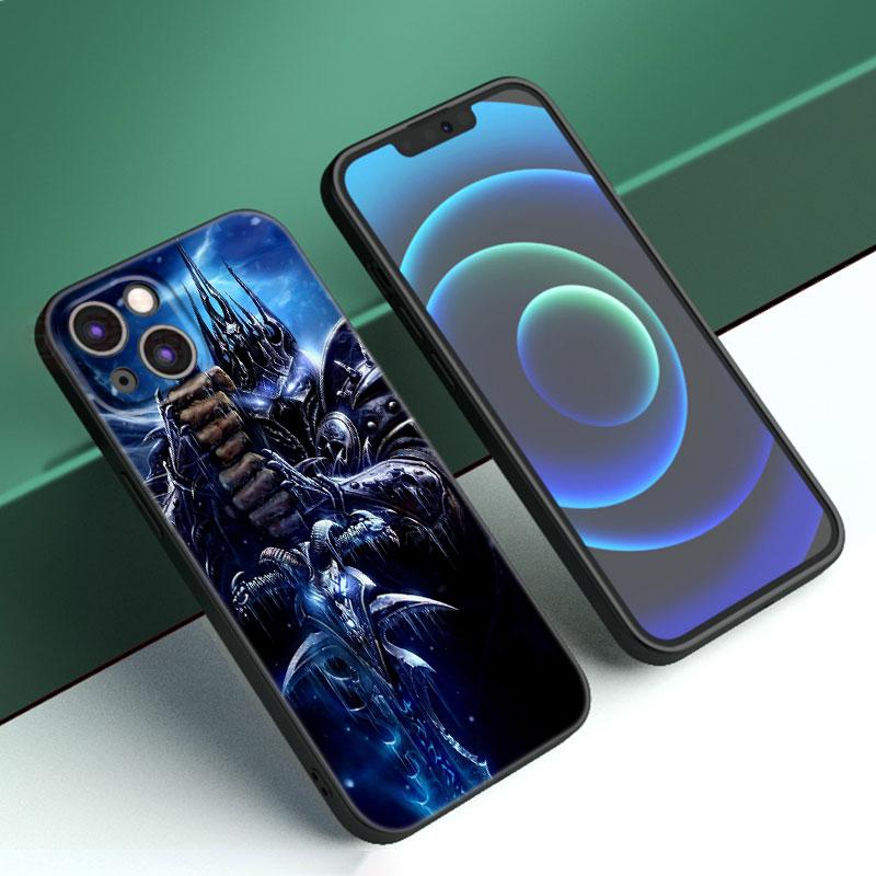 Чехол для телефона World of Warcraft для Apple iPhone 12 13 Mini 11 14 15 Pro Max 7 8 Plus X XR XS SE 2020 2022 черный силиконовый чехол