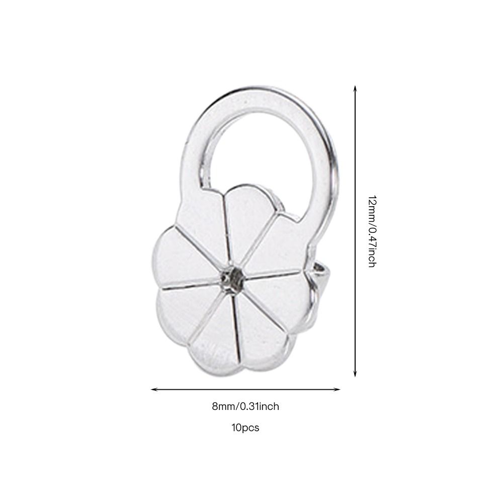 Copper Earring Backs White Gold Large Earring Backing Secure Earring Backers  For Droopy Ears