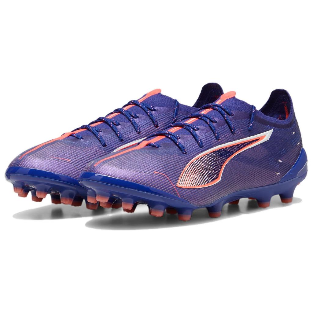 Puma Ultra 5 Series Stability Flexible Ag (Rubber Short Stud) Soccer Shoes Men Soccer Shoes Blue Purple 108089-01