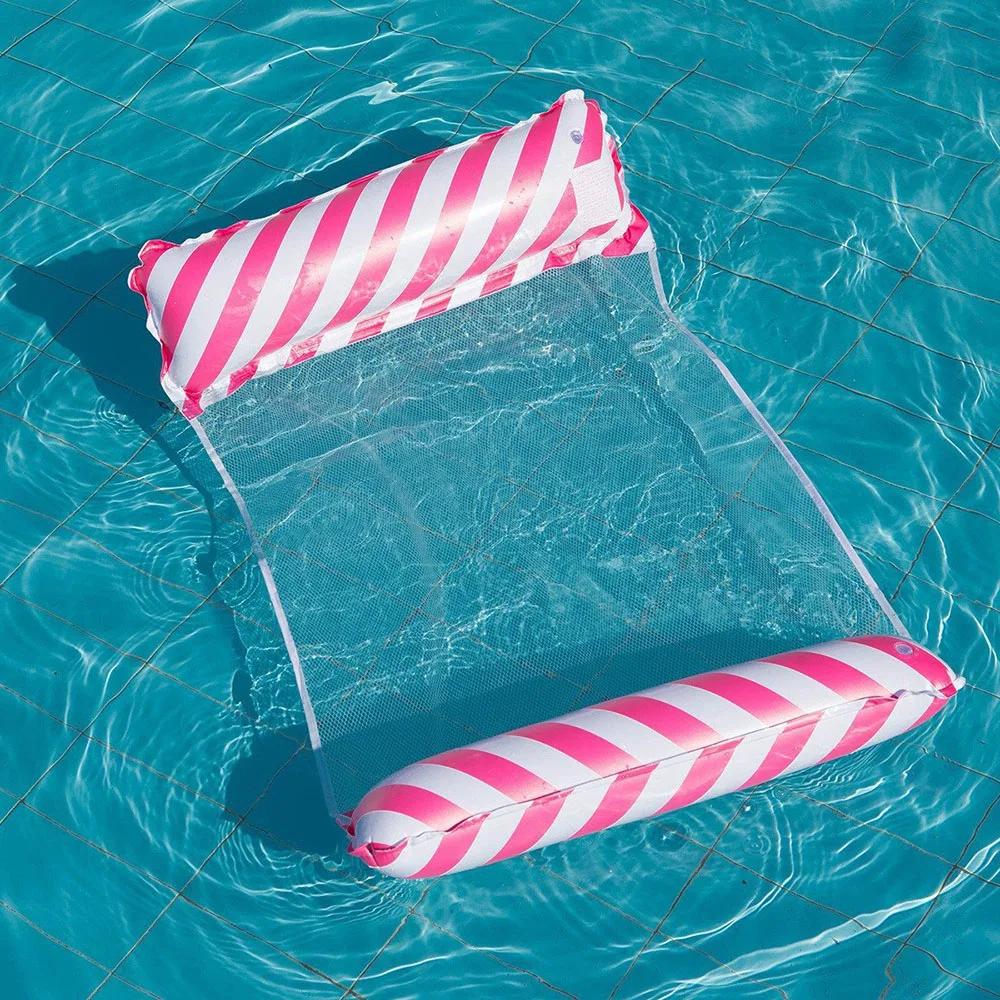 Складной плавучий водный гамак, плавучий шезлонг, надувной коврик для бассейна, плавучее кресло-кровать, надувной матрас для плавания, аксессуары для бассейна