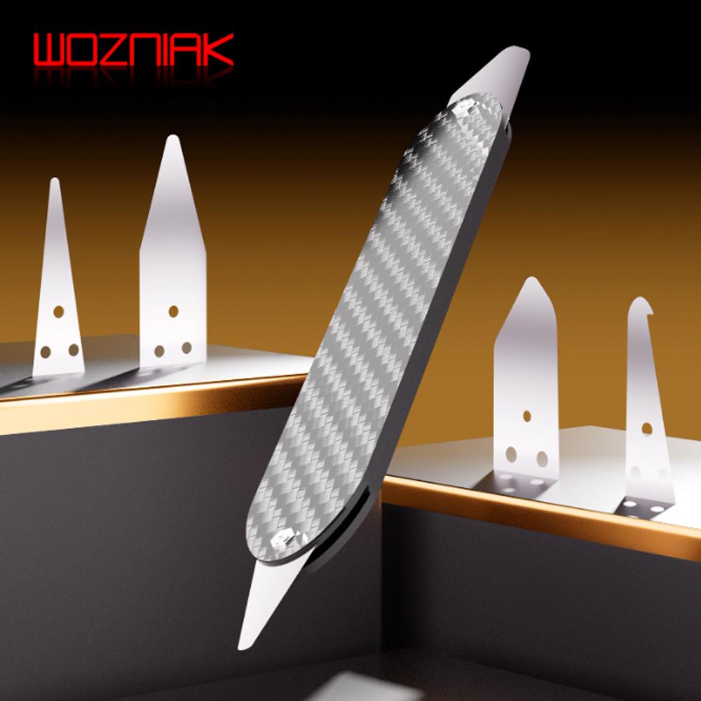 WOZNIAK Паяльная горелка с двойной головкой для твердой пайки Калибр-пробка Снятие экрана и крючка кронштейна Ручные инструменты для ремонта гибких лезвий