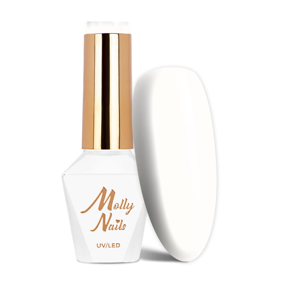 Lakier Hybrydowy Molly Nails Wedding Yes, I Do Creamy White Hema/Di-Hema Free 8G Nr 20