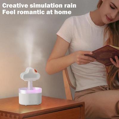 Увлажнитель воздуха Ароматерапевтический диффузор Rain Cloud Настольный увлажнитель Cartoon Water Drip Увлажнитель Многоцелевой ароматерапевтический диффузор