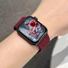 Силиконовый ремешок для Apple Watch, ремешок iWatch с тиснением розы Applewatch 8, 7, 6, 5, 4, 3, 2 1se Ultra, 38 мм, 40 мм, 41 мм, 42 мм, 44 мм, 45 мм, 49 мм