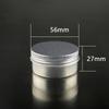 Cosmetic Cream Jar 5g 10g 15g 20g 30g Candle Jar 50g 100g 150g 200g 250g Lipbalm Makeup Container Empty Aluminum Tin with Lid