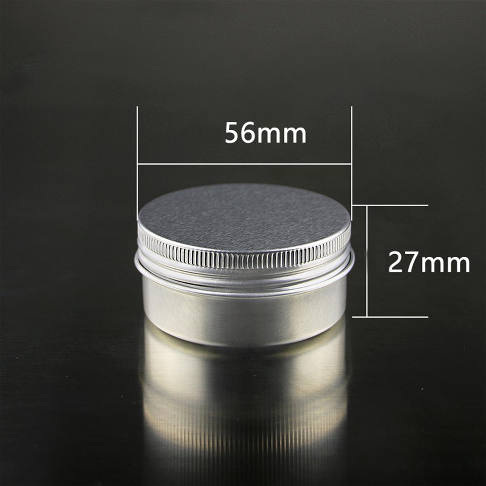 Cosmetic Cream Jar 5g 10g 15g 20g 30g Candle Jar 50g 100g 150g 200g 250g Lipbalm Makeup Container Empty Aluminum Tin with Lid