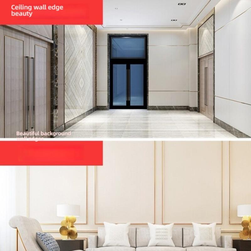 Аксессуары для ванной и кухни Уплотнительная лента Герметик Лента для облагораживания Самоклеящаяся Водонепроницаемая Для наклеек на стены Лента для края раковины