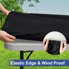 30*48 Inch ISpandex Picnic Tables Cloth, Elastic Fitted Tablecloths For Rectangle Tables, Stretch Washable Patio Table Cover