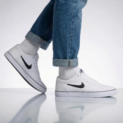 SB Chron 2 Canvas - Мужские кроссовки для скейтборда Белые DM3494-100 ОРИГИНАЛ