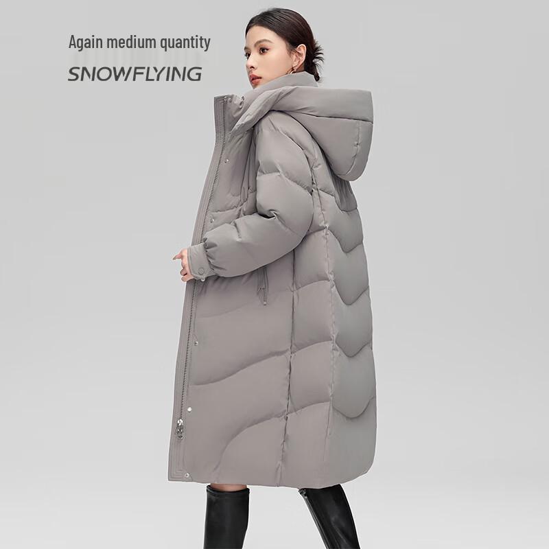 SNOWFLYING Women's Long Warm Down Puffer Coat