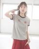 HAVISM Футболка с коротким рукавом Llf S/S Color Block W(серый)