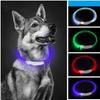Luminous Usb Cat Dog Collar Led Dog Collar Adjustable Led Light Glowing Loss Prevention LED Collar For Dogs Pet Dog Accessories