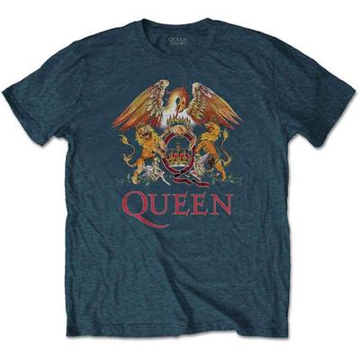 Queen - Классический Герб - Футболка с принтом группы (Футболка)