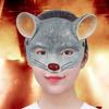 3D Маска-полумаска Мышь Костюм Косплей Маскарад Щит Крыса Животное для Тематической Вечеринки Кино Рейв