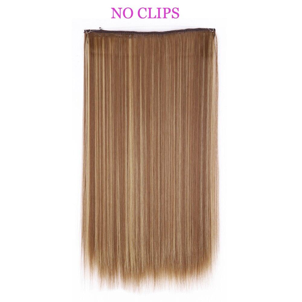MISS WIG Синтетические волосы для наращивания без зажимов Искусственные волосы Блондинка Коричневый Черный Омбре Фиолетовый Прямая накладная прическа