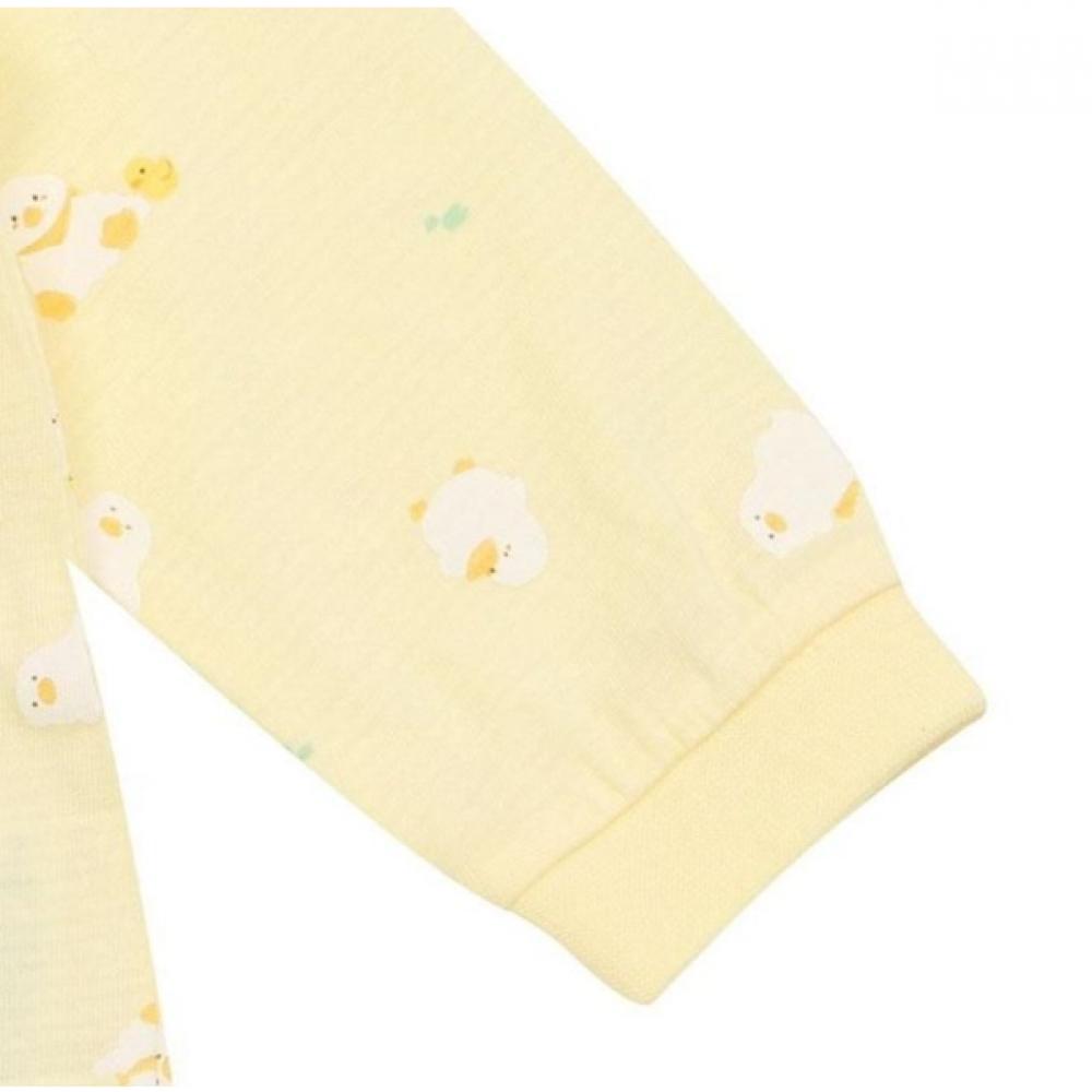Absorba Cotton Modal Romper And Bib Set Yellow A1110616