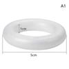 1Pcs Polystyrene Foam Ring Round Wedding Party Decorations New DIY Handmade Wreath