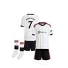 M.united Cristiano Ronaldo 2022/23 Season Children's Jersey 3-piece Set (white)