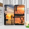 Чехол для телефона с рисунком «Удочка на закате» для Honor Huawei 200 Lite 100 400 PRO 80 90 X9 Magic 7 6 Lite 5 Pro Мягкий чехол