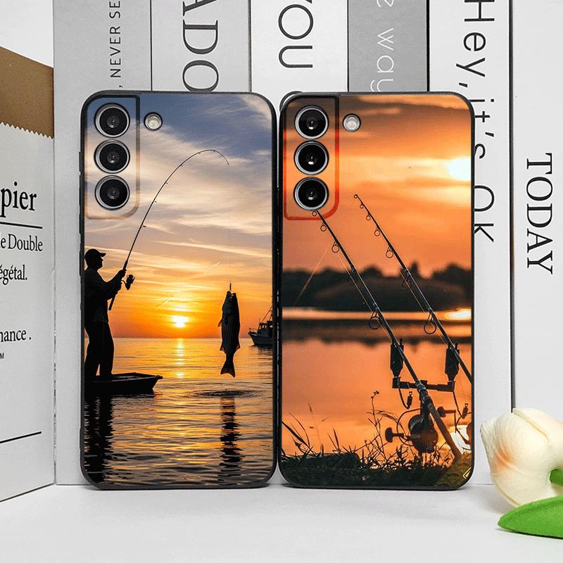 Чехол для телефона с рисунком «Удочка на закате» для Honor Huawei 200 Lite 100 400 PRO 80 90 X9 Magic 7 6 Lite 5 Pro Мягкий чехол