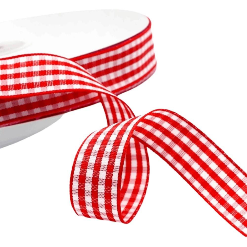 1/2cm Plaid Ribbon DIY Crafts Gift Wrapping Ribbon Variety Pack Gingham Ribbon  Hair Bows
