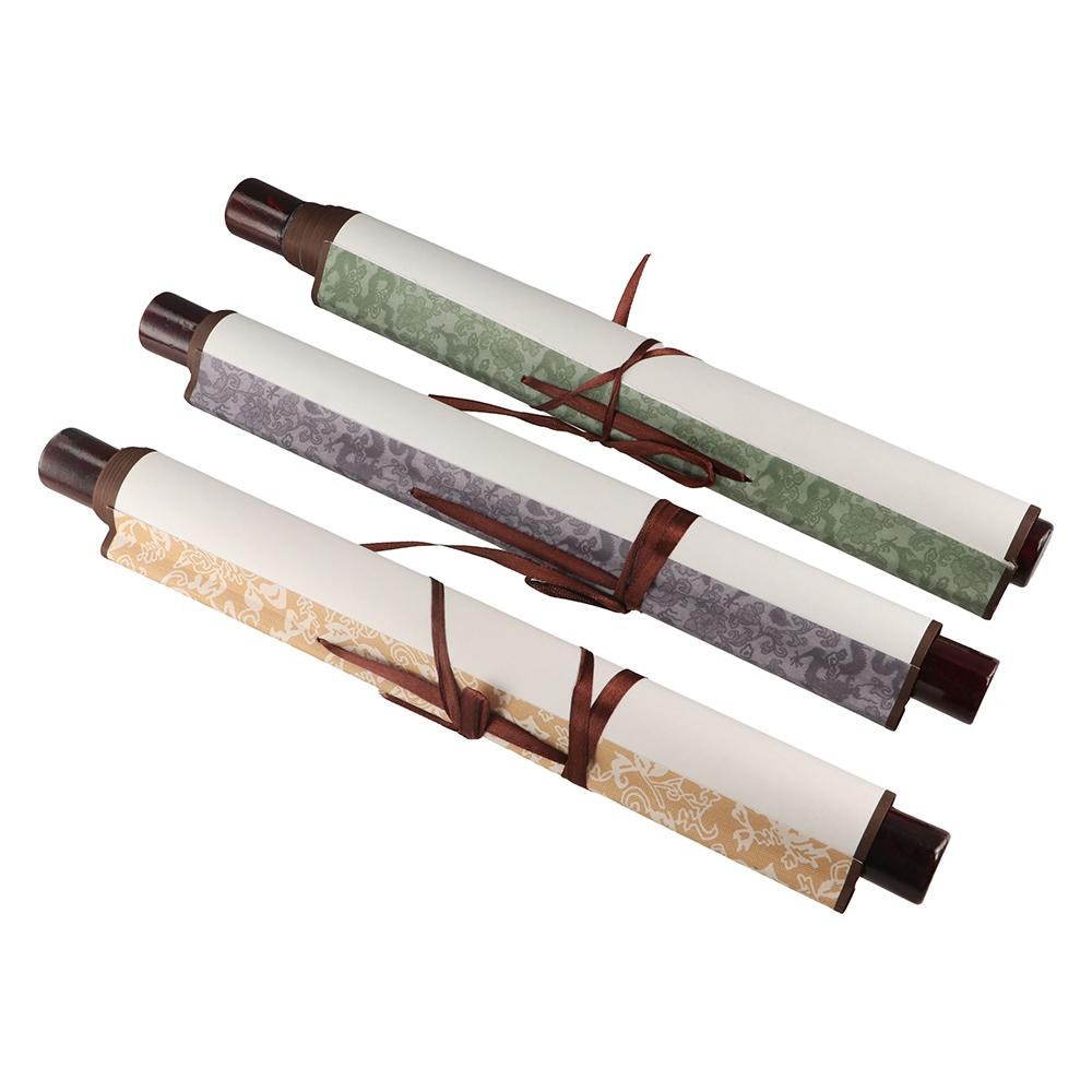Gifts Rice paper Calligraphy Mounting Blank Hanging Scroll Painting Scroll Drawing Canvas Scrolls