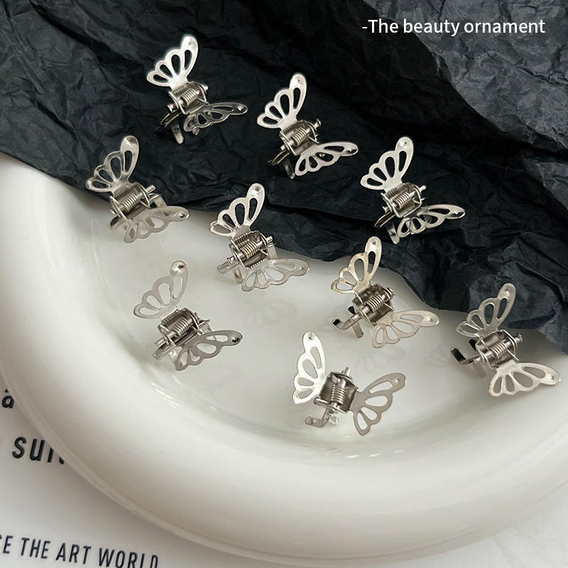 20Pcs Mini Metal Butterfly Hair Claw Clips, Hollow Small Butterfly Hair Grips, Cute Side Bangs Braids Hair Clips for Women Girls Hair Accessories