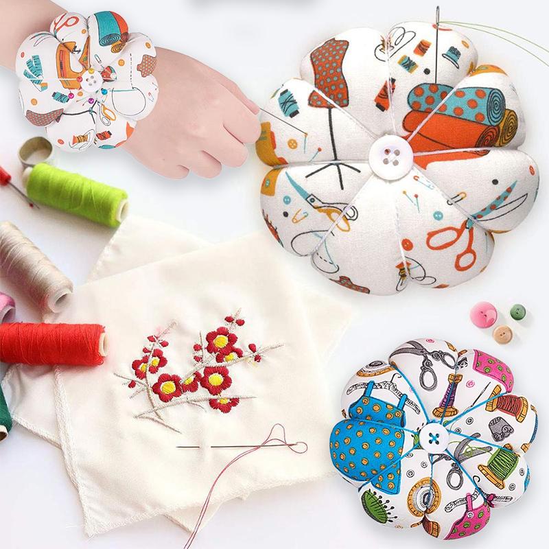 1 шт. Сумка для вставки игл Ручная работа Наполнитель из шелка Швейная машина Хлопок Шитье Милый Практичный Вышивальные иглы Удобный