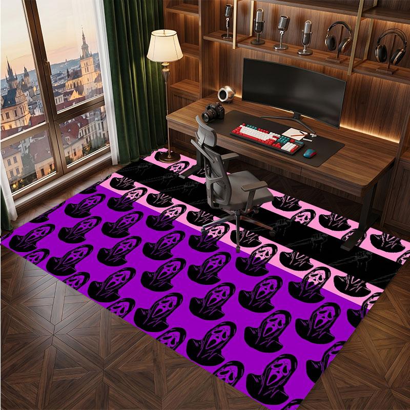 Scream Ghostface Rug Soft Thick Non Slip Floor Carpet for Bedroom Living Room Home Decor